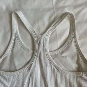Lululemon Ebb to Street Ribbed Tank – Size 12 – White